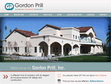 Tablet Screenshot of gordonprill.com